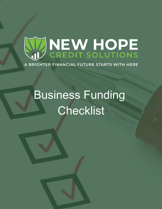 Business Funding Checklist